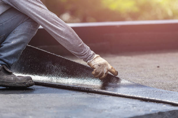 Professional Emergency Waterproofing technician working in Cambridge City, IN
